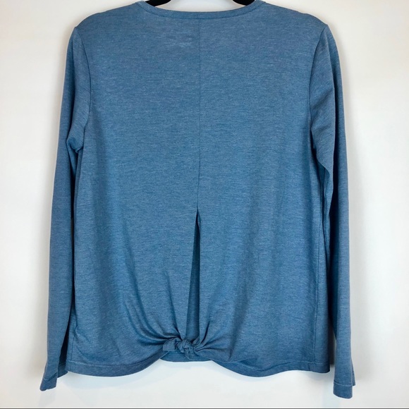 REEBOK Cotton Split Back Long Sleeve Shirt - Picture 7 of 8